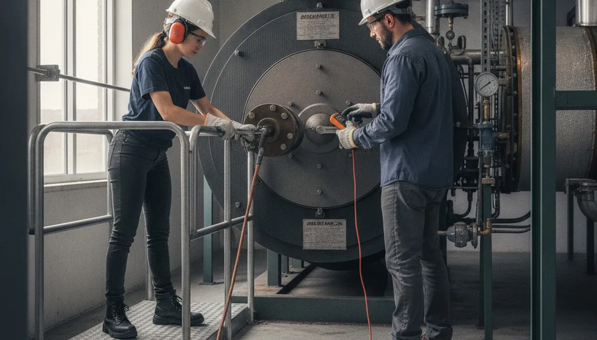 Boiler repair technician serving Hoboken, NJ homes with fast heating system service