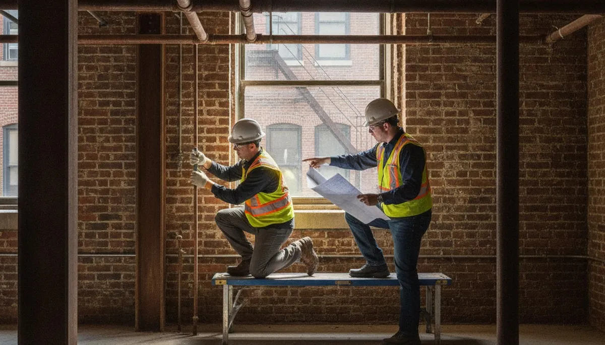 Plumber repairing pipes in Hoboken, NJ for plumbing repair service