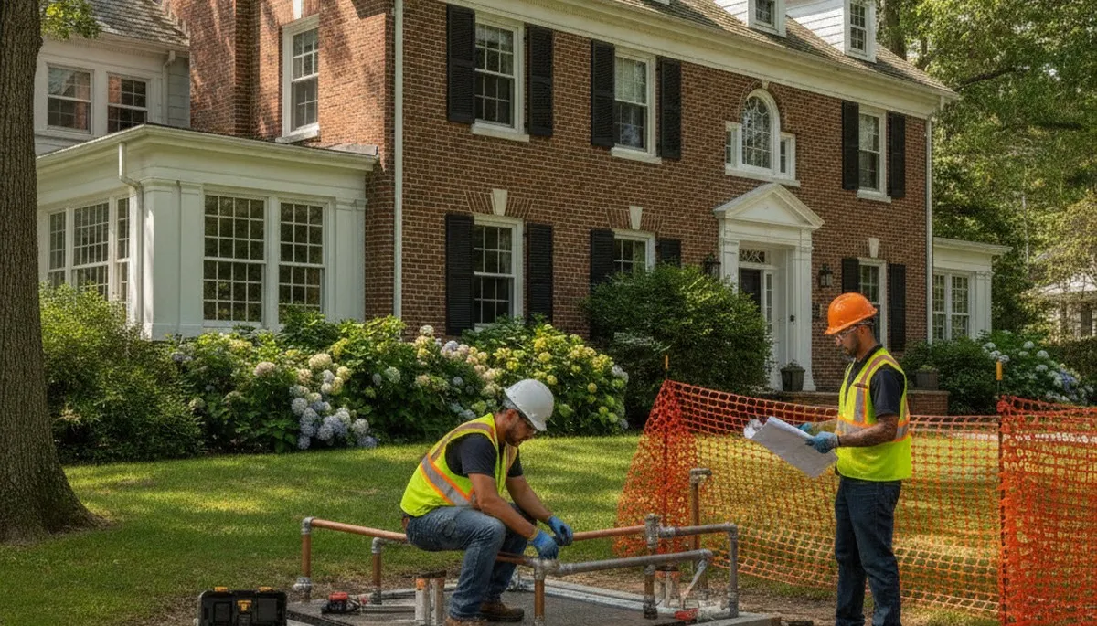 Plumber providing plumbing repair service in Hoboken, NJ