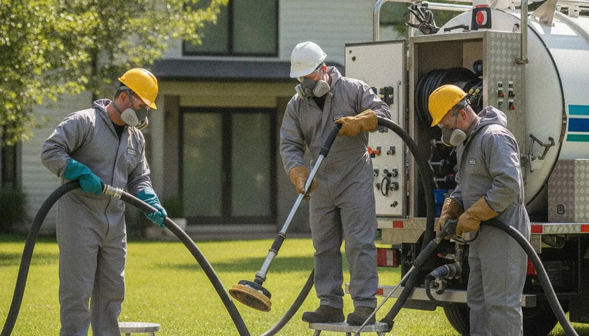 Septic tank cleaning service for Hoboken, NJ homes by On Call Plumbers